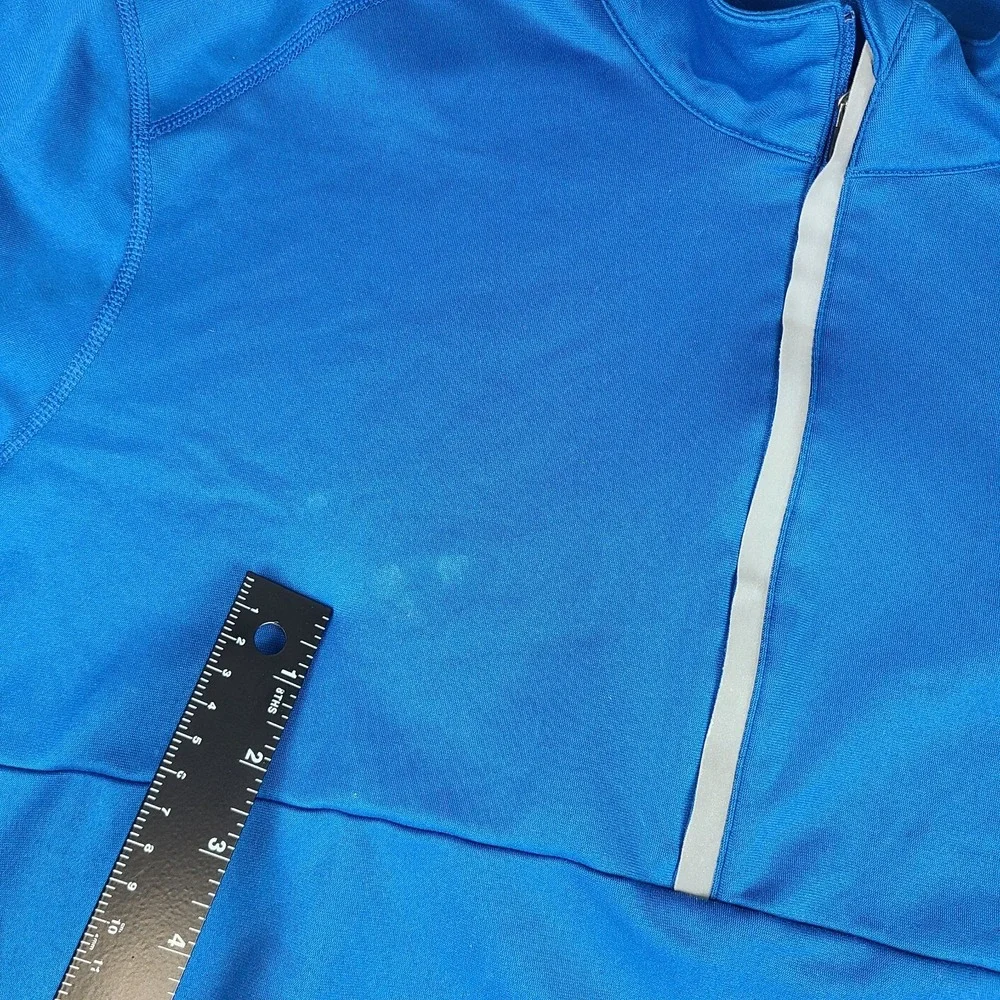 Nike Running Sweater Mens XL Blue Dri Fit Trainer Performance Tech Golf‎ *